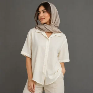 شومیز زنانه راه‌راه مجلسی
